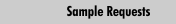 Sample Requests